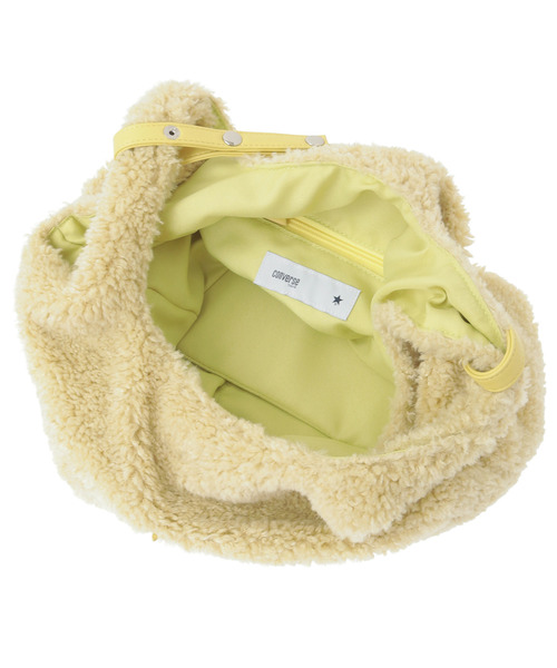 CONVERSE TOKYO（コンバーストウキョウ）の「2WAY BOA SHOPPING TOTE BAG（トートバッグ・レディース・アイボリー/ブラック/サックスブルー/イエロー・FREE）」の17枚目の写真