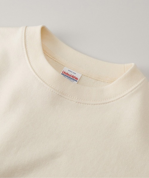 United Athle（ユナイテッドアスレ）の「程よい薄さでこれからの時期に活躍！【United Athle】8.8オンス オーセンティック クルーネック スウェット 薄手 裏パイル 裏毛 ボックスシルエット オーバーサイズ 5399（スウェット・レディース・ダークグリーン/ネイビー/ホワイト/ブラック/インディゴブルー/スミクロ/グレー/ナチュラル/アッシュ/ライトイエロー/バーガンディー/レッド/ゴールド/ブルー/グレイッシュベージュ/チョコ/ライトブルー/ヘザーグレー・S/M/L/XL）」の20枚目の写真