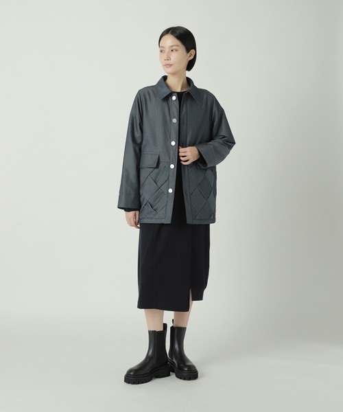 ZUCCa（ズッカ）の「チューブデニム / コート / S（その他アウター・レディース・ブラック/ネイビー・M size）」の9枚目の写真