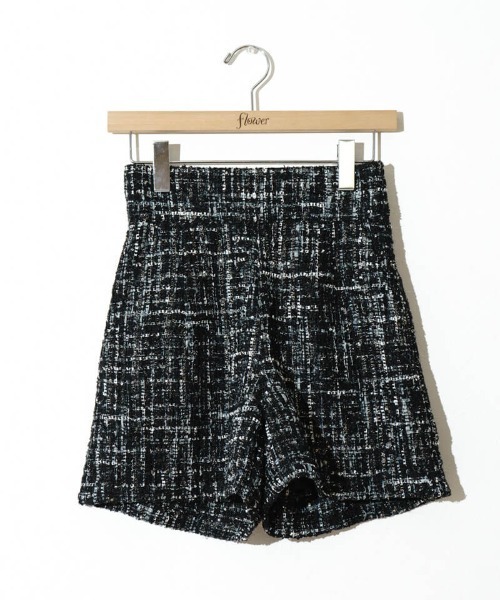 flower（フラワー）の「ツイードショートパンツ（その他パンツ・レディース・ブラック/グレー・FREE）」の9枚目の写真