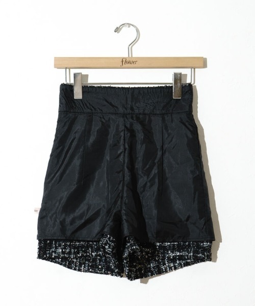 flower（フラワー）の「ツイードショートパンツ（その他パンツ・レディース・ブラック/グレー・FREE）」の11枚目の写真