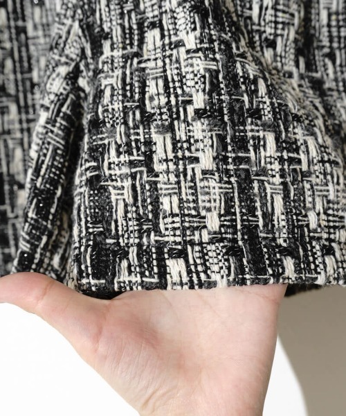 flower（フラワー）の「ツイードショートパンツ（その他パンツ・レディース・ブラック/グレー・FREE）」の20枚目の写真
