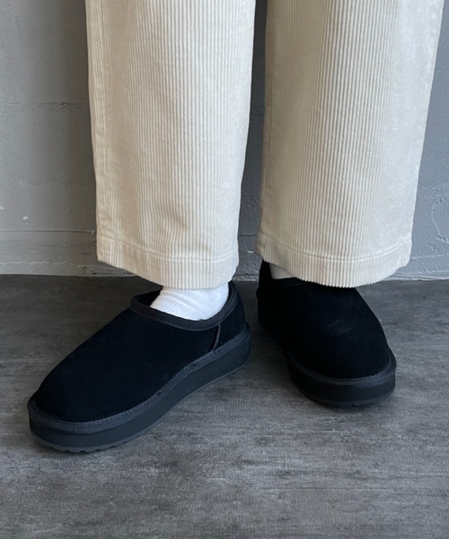 11/29終◆完売　定番人気♡ EMU Australia　厚底スリッポン WEB限定】[EMU Australia/エミュ オーストラリア] 厚底 ムートン