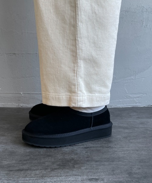 EMU Australia（エミューオーストラリア）の「【WEB限定】[EMU Australia/エミュ オーストラリア] 厚底 ムートン スリッポン（その他シューズ・レディース・ブラック/ブラウン・6/7/8）」の22枚目の写真