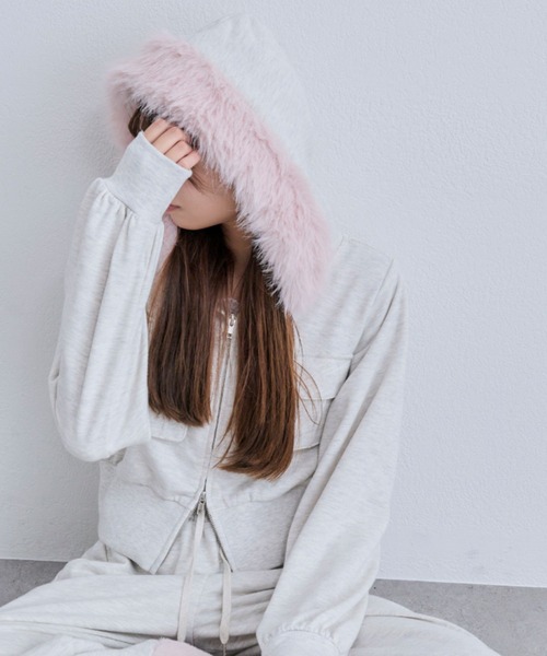 OLIVE des OLIVE(オリーブデオリーブ)の「ZIPパーカー(パーカー・レディース・ブラック/オートミール/その他・FREE)」の19枚目の写真