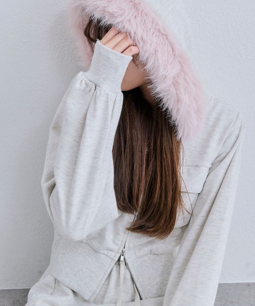 OLIVE des OLIVE(オリーブデオリーブ)の「ZIPパーカー(パーカー・レディース・ブラック/オートミール/その他・FREE)」の20枚目の写真