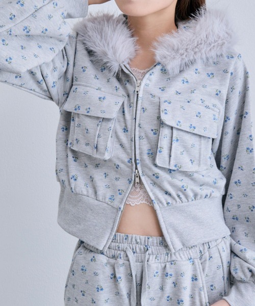 OLIVE des OLIVE(オリーブデオリーブ)の「ZIPパーカー(パーカー・レディース・ブラック/オートミール/その他・FREE)」の13枚目の写真