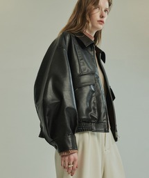 PUBLIC TOKYO（パブリックトウキョウ）の「フローヨークレザーブルゾン（ブルゾン）」