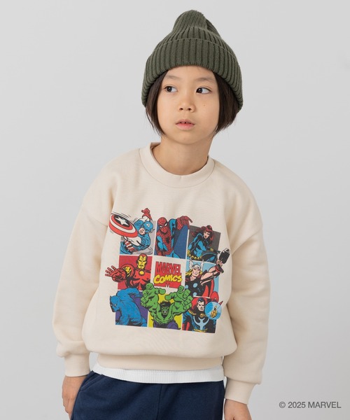 MARVEL（マーベル）の「〈マーベル〉裏起毛トレーナー（スウェット・キッズ・B/A/C/D・100cm/110cm/120cm/130cm/140cm）」の3枚目の写真