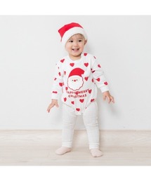 Babiesrus（ベビーザラス）の「クリスマス  ダルマオール  裏毛（ロンパース）」