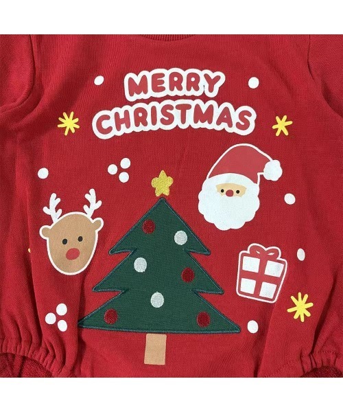 クリスマス ダルマオール 裏毛（ロンパース）｜Babiesrus