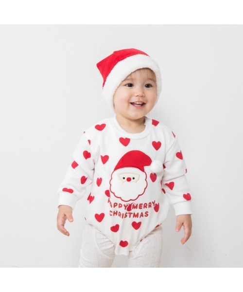 Babiesrus(ベビーザらス)の「クリスマス ダルマオール 裏毛(ロンパース・キッズ・レッド/ホワイト/ホワイト系その他/ホワイト系その他2/レッド系その他・70cm/80cm)」の8枚目の写真