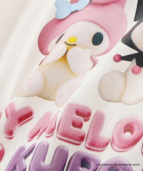 FREE'S MART(フリーズマート)の「〈メロクロコラボ〉ロングTシャツ(Tシャツ/カットソー・レディース・ブラック/ホワイト/ピンク・FREE)」の17枚目の写真