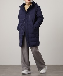 FUNALIVE（ファンアライブ）の「シームレス中綿ロングコート（ダウンジャケット/コート）」