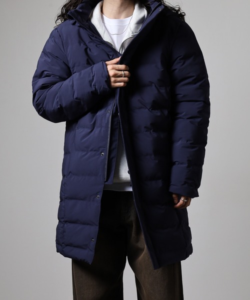 セール】シームレス中綿ロングコート（ダウンジャケット/コート