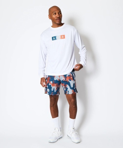 AKTR(アクター)の「AKTR FADE BOX LOGO L/S SPORTS TEE(アクター フェード ボックス ロゴ ロングスリーブ スポーツ Tシャツ)(Tシャツ/カットソー・メンズ・ホワイト系/ブラック系/ブルー系・MEDIUM/LARGE/X-LARGE/XX-LARGE)」の8枚目の写真