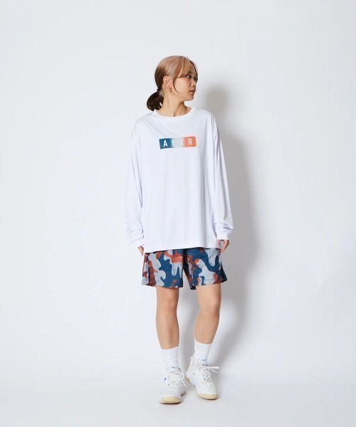 AKTR(アクター)の「AKTR FADE BOX LOGO L/S SPORTS TEE(アクター フェード ボックス ロゴ ロングスリーブ スポーツ Tシャツ)(Tシャツ/カットソー・メンズ・ホワイト系/ブラック系/ブルー系・MEDIUM/LARGE/X-LARGE/XX-LARGE)」の12枚目の写真