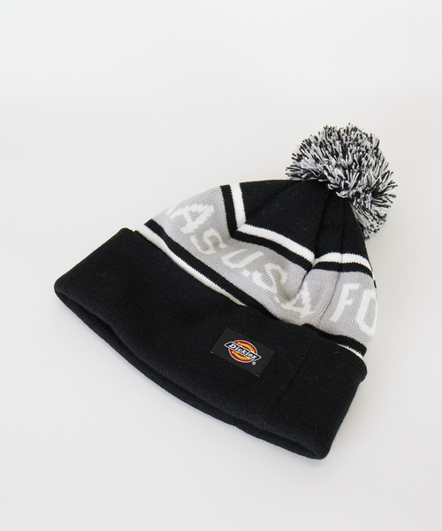 Dickies（ディッキーズ）の「【Dickies / ディッキーズ】JACQUARD WATCH/ニット帽/ボンボンニット/ユニセックス【WEB限定】（ニットキャップ/ビーニー・メンズ・グリーン/ブラウン/ネイビー/ブラック・フリー）」の9枚目の写真