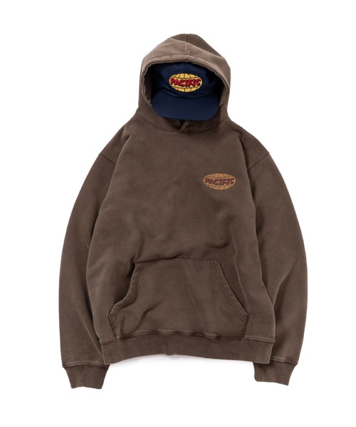 PR01.(ピーアールワン)の「BIG WAVE オーシャン ウォッシング パーカー(パーカー・メンズ・ブラウン・LARGE/MEDIUM)」の22枚目の写真