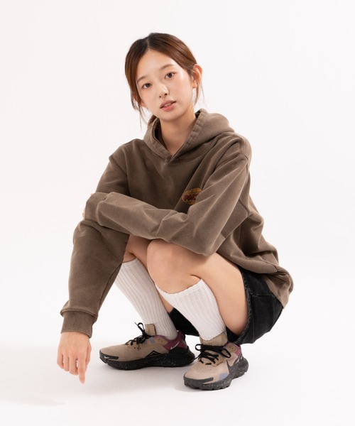 PR01.(ピーアールワン)の「BIG WAVE オーシャン ウォッシング パーカー(パーカー・メンズ・ブラウン・LARGE/MEDIUM)」の15枚目の写真