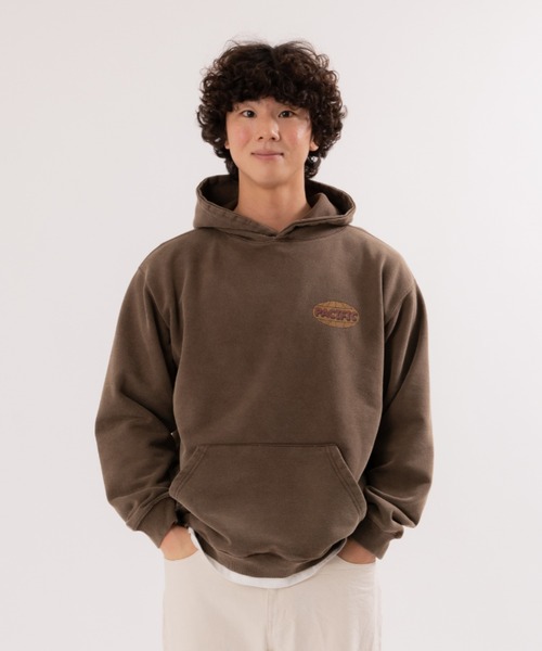 PR01.(ピーアールワン)の「BIG WAVE オーシャン ウォッシング パーカー(パーカー・メンズ・ブラウン・LARGE/MEDIUM)」の18枚目の写真