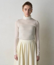 canaco_:カシミア リヨセルシアータートルネックプルオーバー CASHMERE TURTLENECK PULLOVER