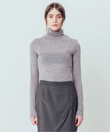 canaco_（カナコ）の「canaco_:カシミア リヨセルシアータートルネックプルオーバー CASHMERE TURTLENECK PULLOVER（ニット/セーター）」
