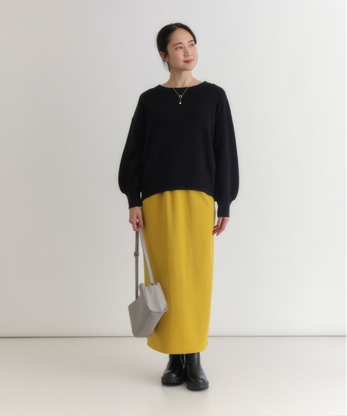 Right-on(ライトオン)の「HONEYSUCKLE ROSE(ハニーサックルローズ)【レディース】もちもちオフショルダーセーター(ニット/セーター・レディース・ブルー/オフホワイト/ブラック・L/M/S)」の15枚目の写真