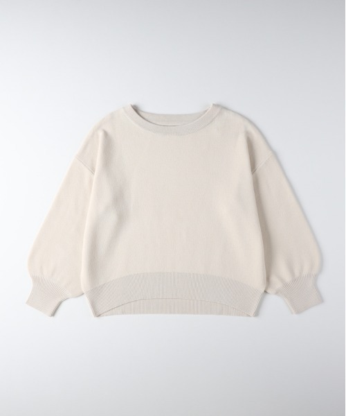 Right-on(ライトオン)の「HONEYSUCKLE ROSE(ハニーサックルローズ)【レディース】もちもちオフショルダーセーター(ニット/セーター・レディース・ブルー/オフホワイト/ブラック・L/M/S)」の16枚目の写真