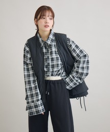 meeny miny（ミーニーマイニー）の「" ペンギン「まなつ」モデル ” Vカラー中綿ベスト（その他アウター）」