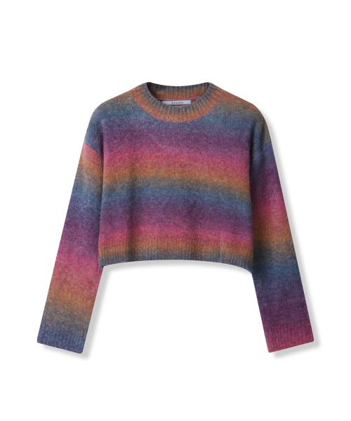 AVANDRESS(アバンドレス )の「Wool Gradation Crop Knit COTTON CANDY(ニット/セーター・レディース・マルチ・FREE)」の6枚目の写真