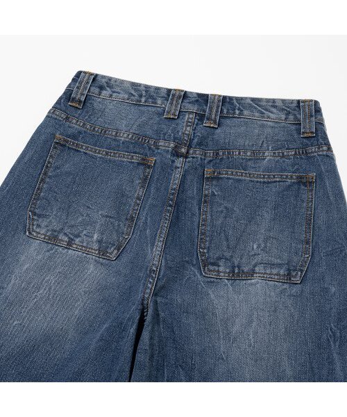 Millo Archive（ミロ アーカイブ）の「デニムバミューダパンツ [ミッドブルー]（その他パンツ・レディース・その他・X-LARGE/SMALL/MEDIUM/LARGE）」の8枚目の写真