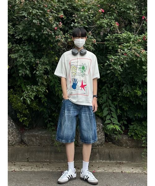 Millo Archive（ミロ アーカイブ）の「デニムバミューダパンツ [ミッドブルー]（その他パンツ・レディース・その他・X-LARGE/SMALL/MEDIUM/LARGE）」の22枚目の写真