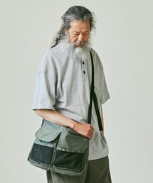 FRIZMWORKS（フリズムワークス）の「HENLEY NECK HALF TEE _ GRAY（Tシャツ/カットソー）」