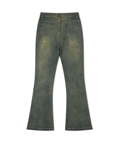 MOAA(モア)の「ウォッシュドデニムブーツカット (JEAN BLUE)(デニムパンツ・レディース・その他・SMALL/MEDIUM)」の3枚目の写真