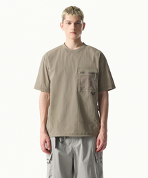 MUSINSA STANDARD（ムシンサスタンダード）の「City Leisure Utility Mesh Pocket Woven T-Shirt [Leaf Beige]（Tシャツ/カットソー・メンズ）」