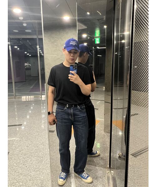 MUSINSA STANDARD（ムシンサスタンダード）の「[クールタンダード] リラックスフィットクルーネックTシャツ [ダークグレー]（Tシャツ/カットソー・メンズ・その他・SMALL/MEDIUM/LARGE/X-LARGE/XX-LARGE/XXX-LARGE）」の10枚目の写真