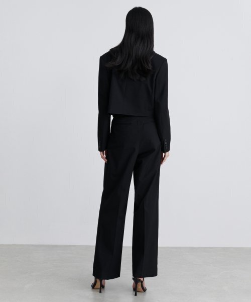 MUSINSA STANDARD WOMAN（ムシンサスタンダードウーマン）の「ウィメンズリバースツータックワイドベルトスラックス[ブラック]（スラックス・レディース・その他・31）」の13枚目の写真
