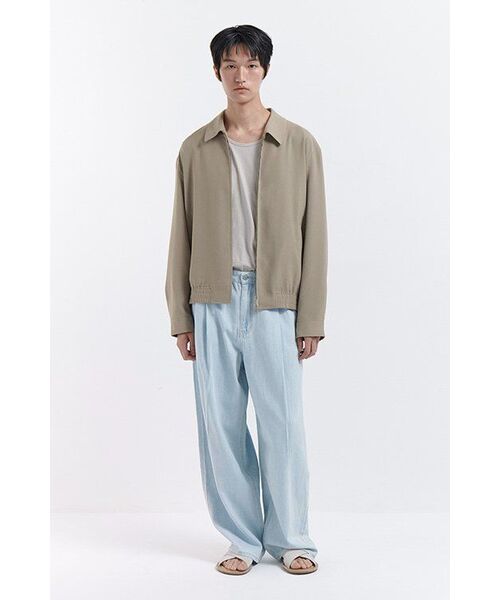 MUSINSA STANDARD（ムシンサスタンダード）の「リネンライクセミバルーンデニムパンツ[ブリーチ]（デニムパンツ・メンズ・その他・33/26/27/28/29/38/36/34/32/30/31）」の12枚目の写真