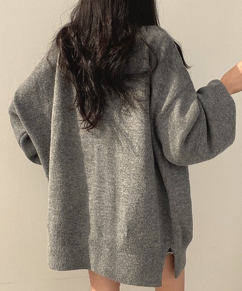 yuue' ( wear )(ユーイ)の「タートルネックボリュームニット/ミニワンピース(ニット/セーター・レディース・グレー/ブラック/ベージュ・FREE)」の13枚目の写真