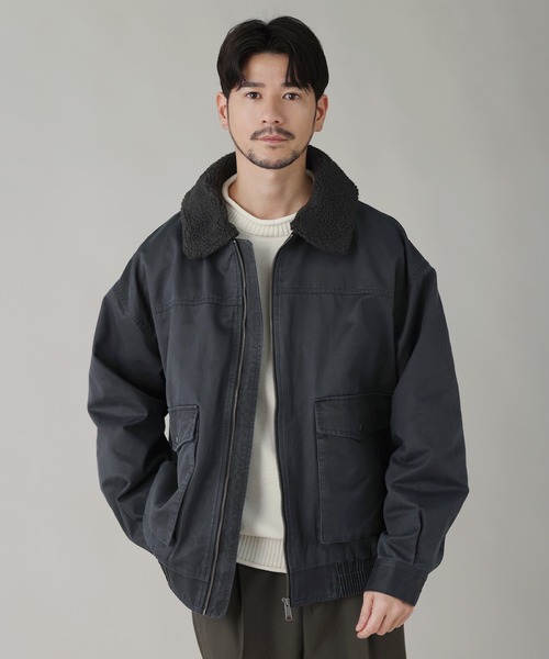 Buyer's Select /襟ボア取り外し可能 2wayフライトジャケット（その他