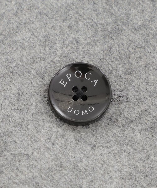 EPOCA UOMO(エポカウォモ)の「ミドルウールチェスターコート(チェスターコート・メンズ・ライトグレー/チャコールグレー・46/48)」の13枚目の写真