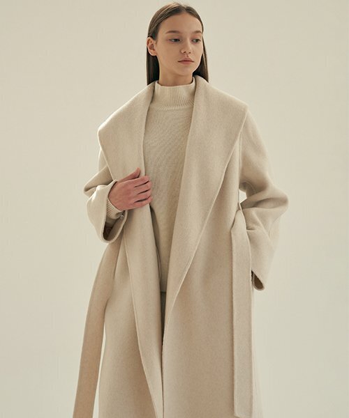 LINGSEOUL(リングソウル)の「fox blended handmade shawlcollar coat-cream(チェスターコート・レディース・その他・FREE)」の5枚目の写真