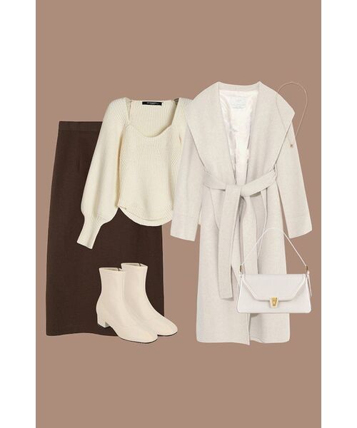 LINGSEOUL(リングソウル)の「fox blended handmade shawlcollar coat-cream(チェスターコート・レディース・その他・FREE)」の7枚目の写真