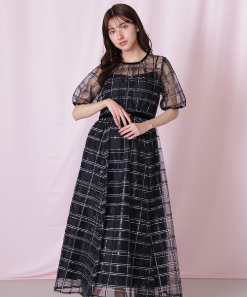 ◇ベロアリボンシアーワンピース（ワンピース）｜JILL by JILL STUART