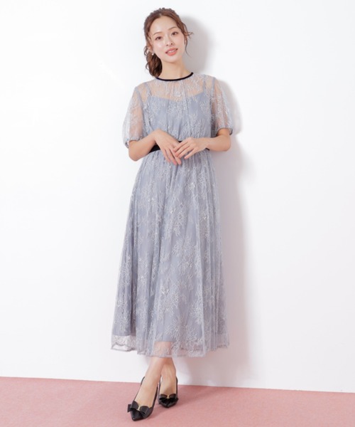 ◇ベロアリボンシアーワンピース（ワンピース）｜JILL by JILL STUART