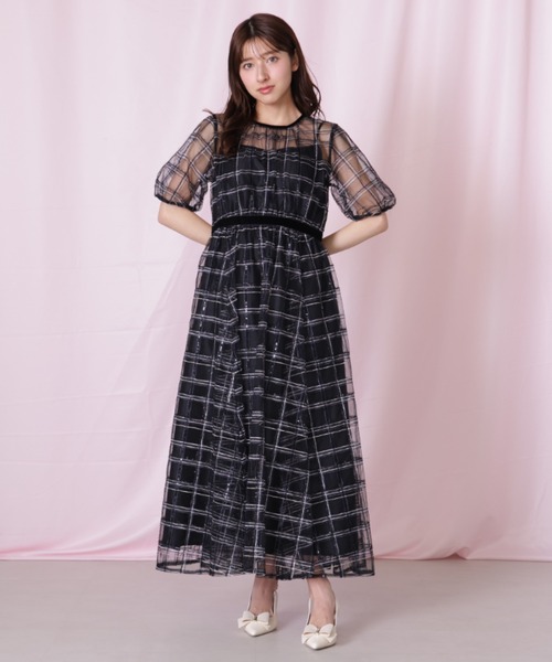 ◇ベロアリボンシアーワンピース（ワンピース）｜JILL by JILL STUART