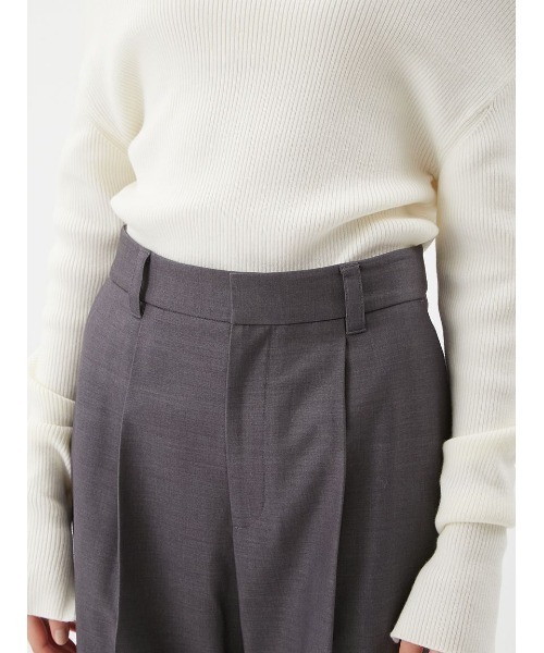 Mila Owen（ミラオーウェン）の「センタープレスパンツ（その他パンツ・レディース・グレー/キャメル/ブラック・00/0/1）」の8枚目の写真