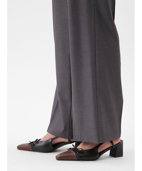 Mila Owen（ミラオーウェン）の「センタープレスパンツ（その他パンツ・レディース・グレー/キャメル/ブラック・00/0/1）」の9枚目の写真