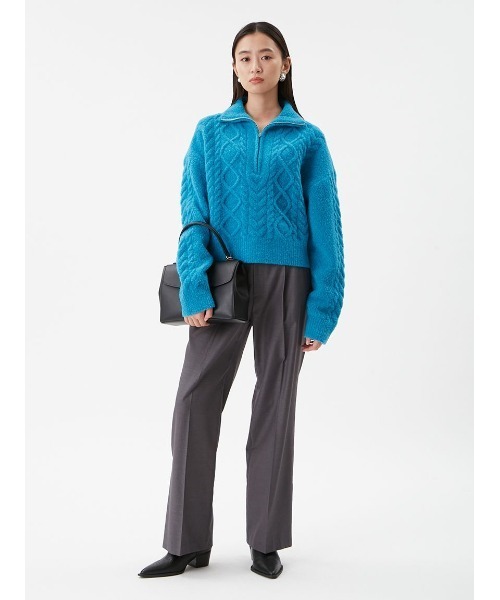 Mila Owen（ミラオーウェン）の「センタープレスパンツ（その他パンツ・レディース・グレー/キャメル/ブラック・00/0/1）」の15枚目の写真